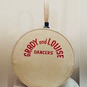 Vintage Dance Travel Suitcase round